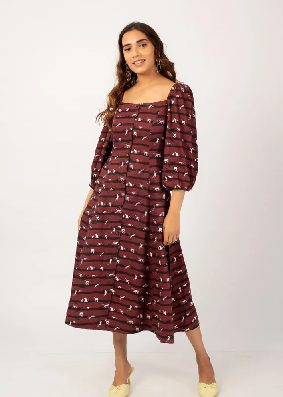 Kiki Midi Dress Comfortable Draped Midi Dress