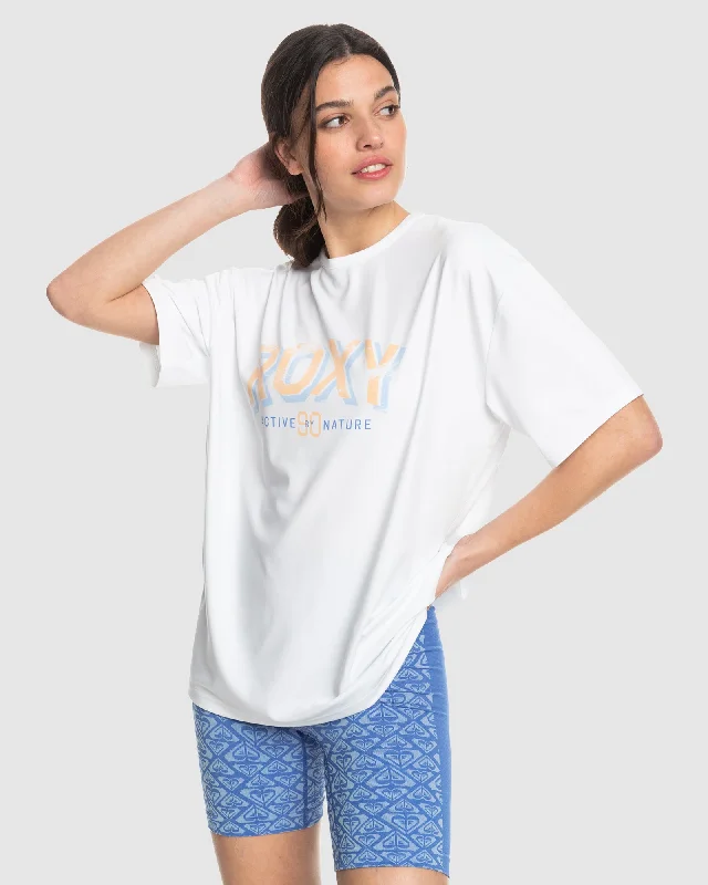 Womens Beach Bound Technical T-Shirt Fashionable Trendy Casual