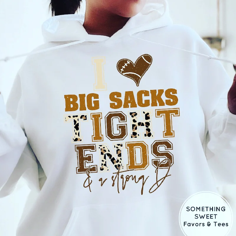 Big Sacks Football Lovers Tee Print Jacquard Patchwork