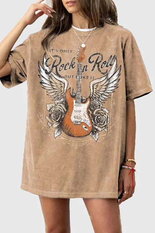 Carmela Rock Tour Tee Boxy Fit Fitted Loose