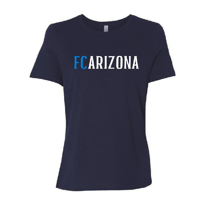 WOMEN'S FC ARIZONA Tee Striped Floral Plaid