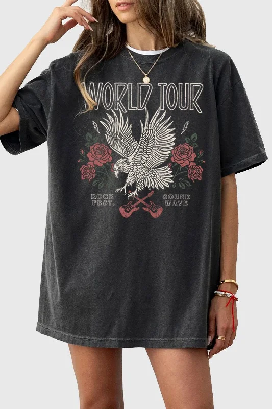 Thorns and Roses World Tour Mineral Tee Chenille Brocade Lace