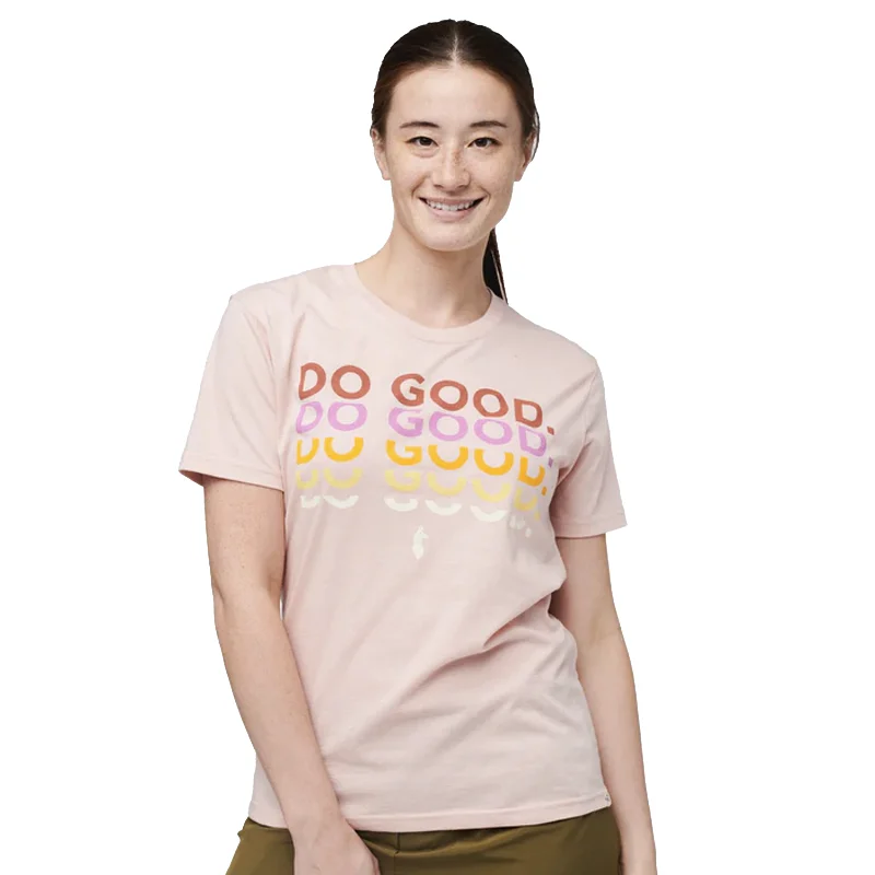 Women's Do Good Repeat T-Shirt Boxy Fit Fitted Loose