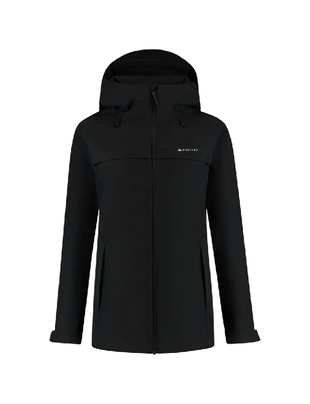 Delta INS Hardshell Jacket 7M Black | Women Wool Fabric Cashmere Fabric Tweed Fabric