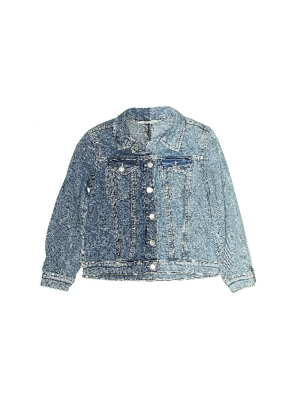 Denim Jacket Tiered Jacket Buttoned Jacket Zippered Jacket