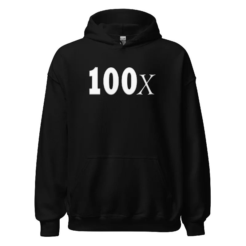 100x Hidden Gem Crypto Coin Bull Run Pullover Hoodie Sweatshirt Hoodie with Thumb Holes Functional Cozy