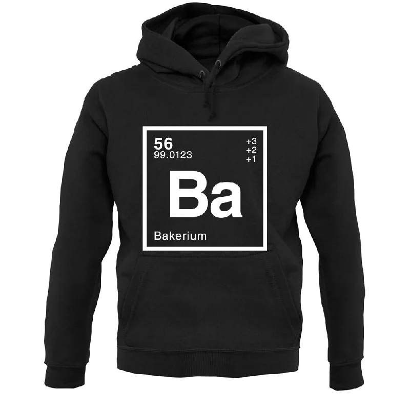 Baker - Periodic Element Unisex Hoodie Hoodie with Full-Zip Functional Layering