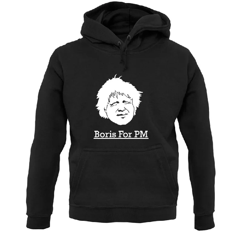 Boris For Pm Unisex Hoodie Hoodie with Half-Zip Sporty Casual