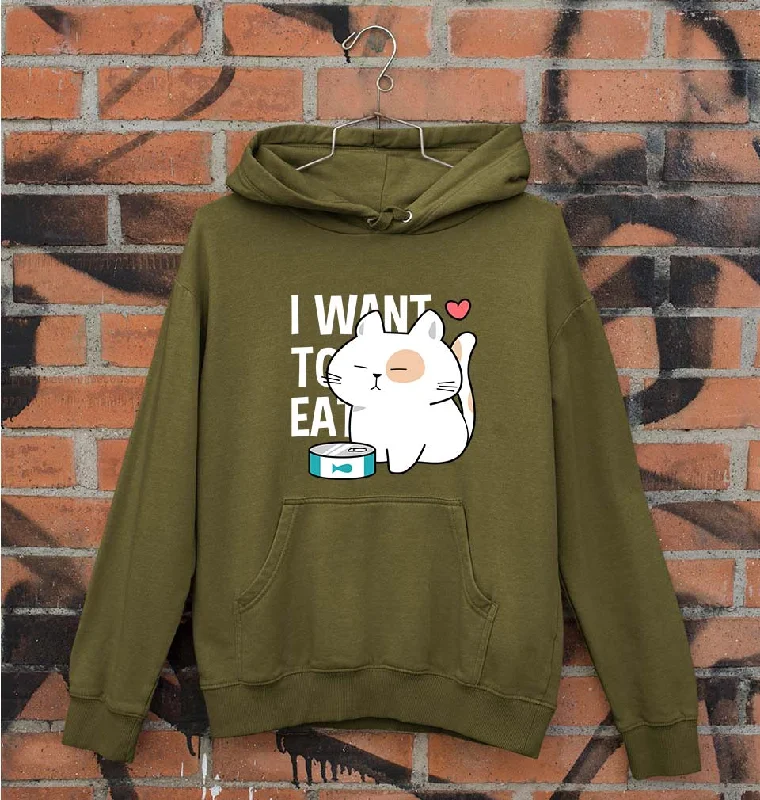 Cat Unisex Hoodie for Men/Women Hoodie with Crew Neck Simple Timeless