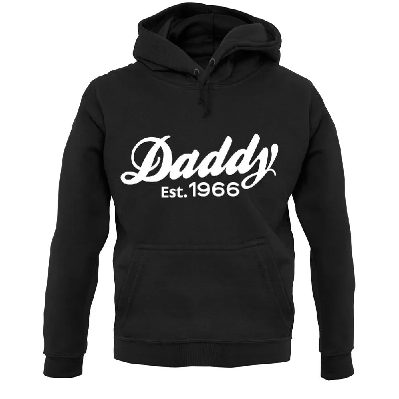 Daddy Est. 1966 Unisex Hoodie Hoodie with Full-Zip Functional Layering