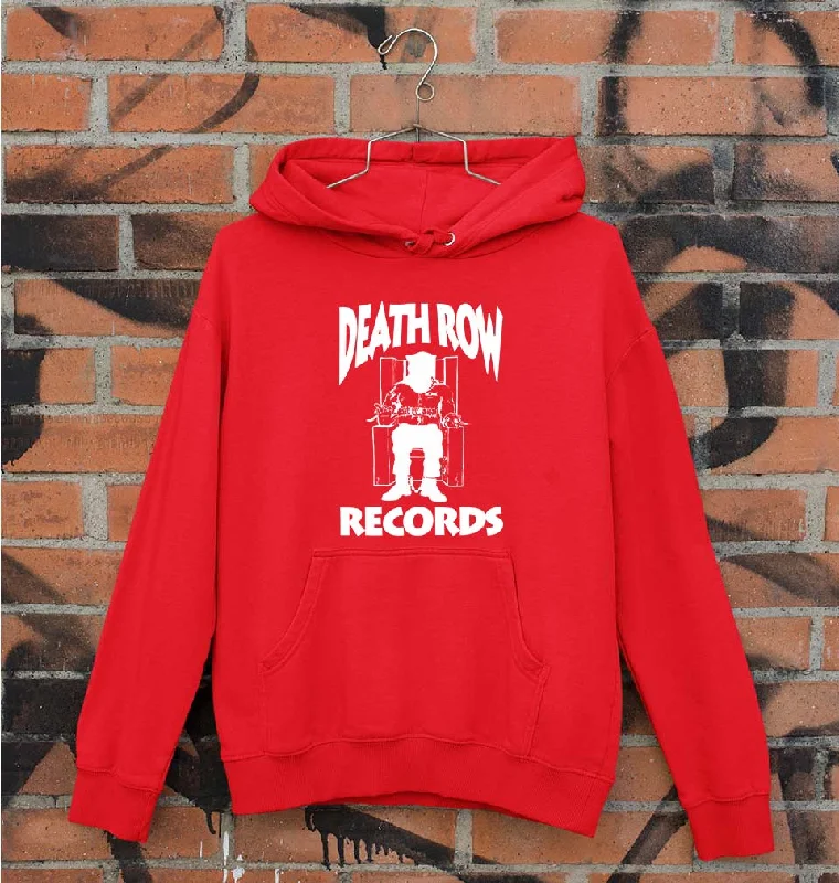 Death Row Records Unisex Hoodie for Men/Women Hoodie with Pocket Utility Practical