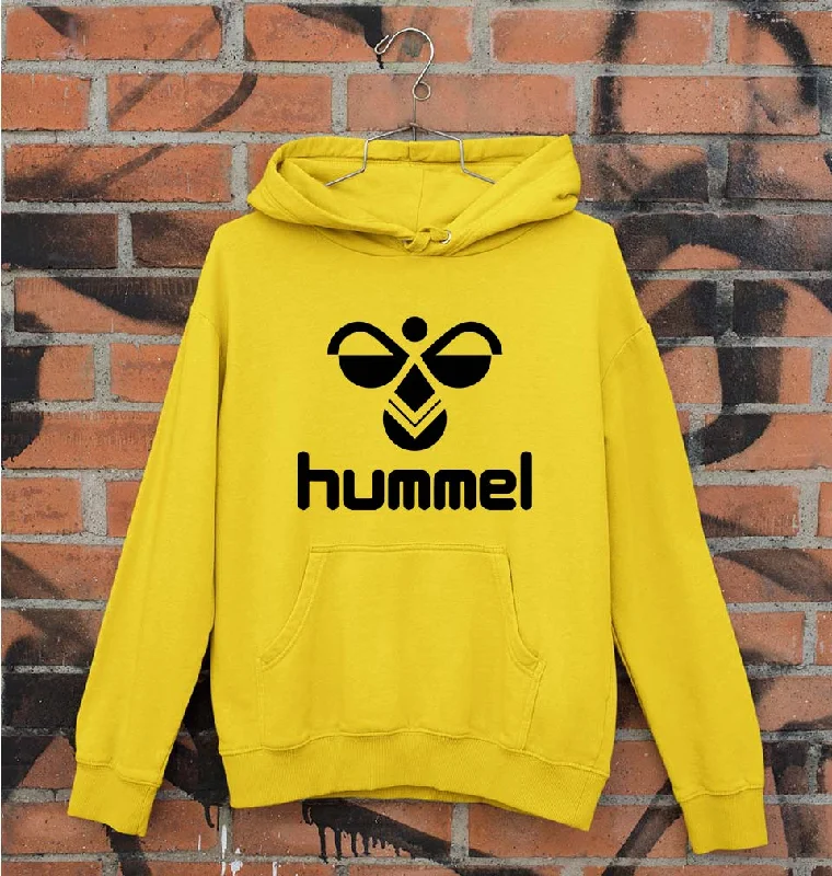 Hummel Unisex Hoodie for Men/Women Hoodie with Metallic Shiny Futuristic