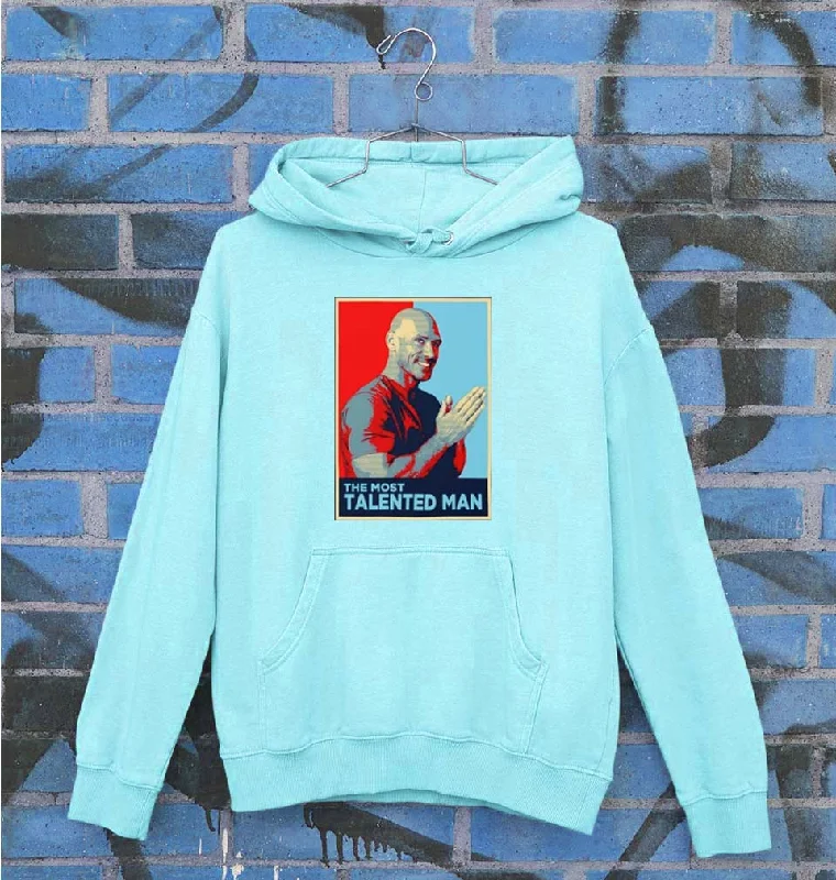 Johnny Sins Unisex Hoodie for Men/Women Hoodie with Slit Hem Functional Movement