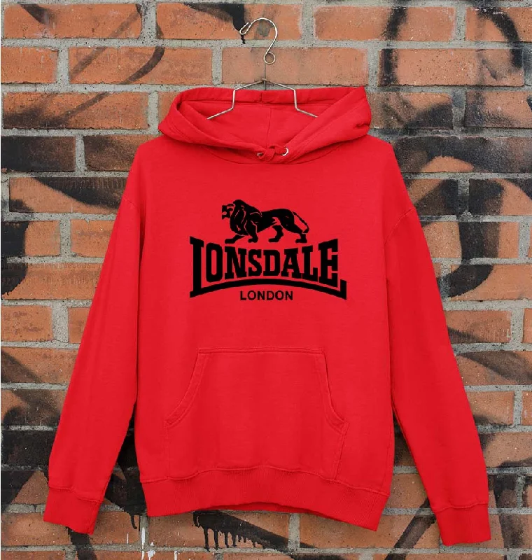 Lonsdale Unisex Hoodie for Men/Women Hoodie with Oversized Fit Loose Comfortable