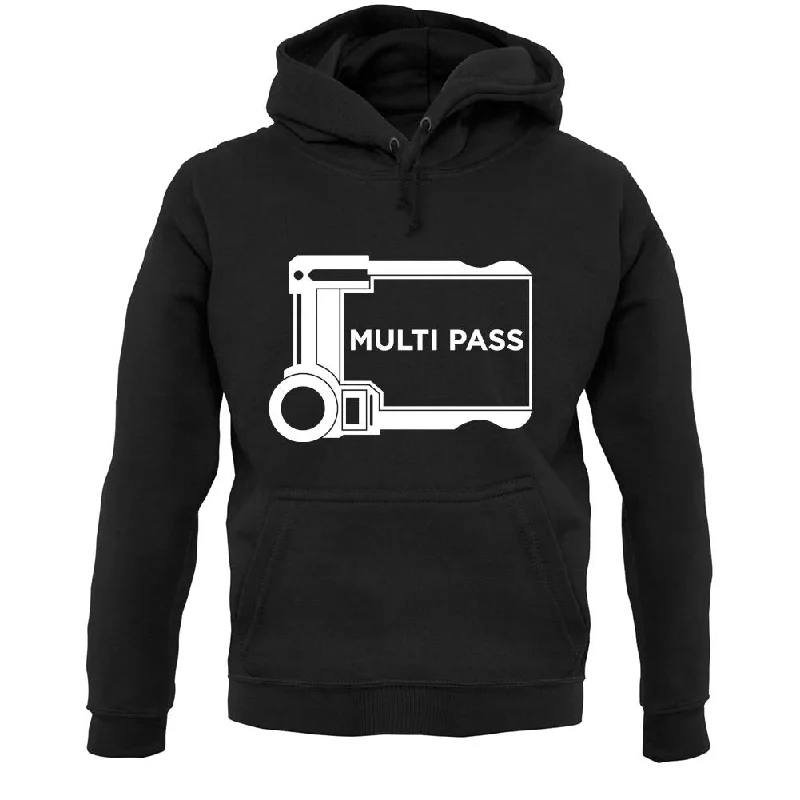 Multi Pass Unisex Hoodie Hoodie with Rhinestones Sparkly Elegant