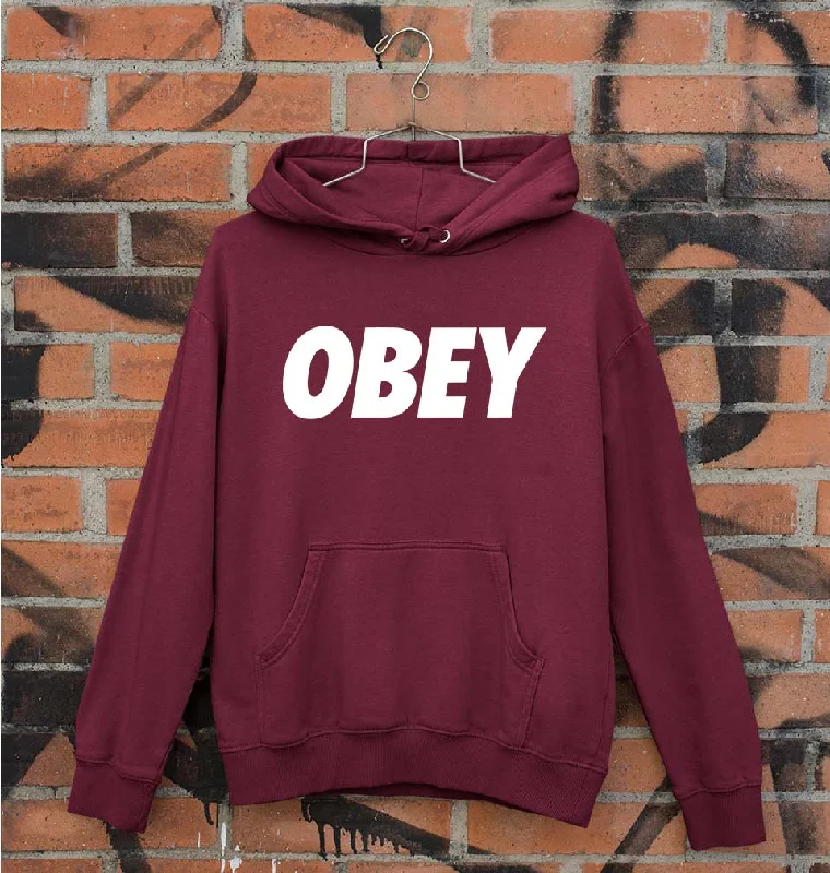 Obey Unisex Hoodie for Men/Women Hoodie with Emblem Brand Identity