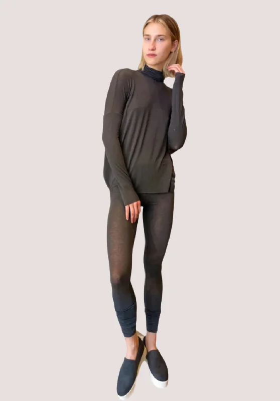 Leggings - Graphite Comfortable Stretch Leggings