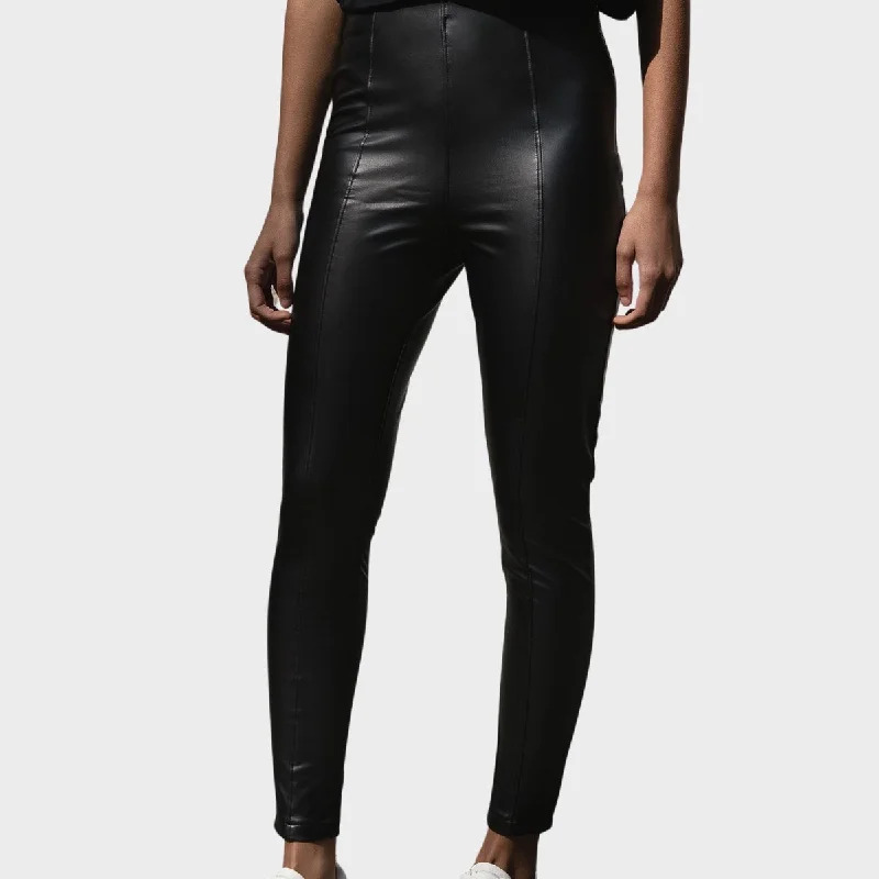 Threadbare PU Legging Trendy Side-Pocket Leggings