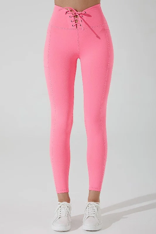 Charlise High Waist Legging - Cotton Candy Trendy Cold Weather Tights