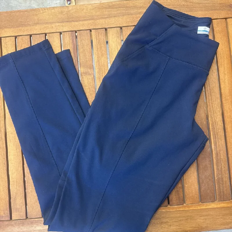 Columbia - Women's Thermal Hiking Leggings - MSRP $90: Navy Blue-women-MD Elegant Velvet Leggings