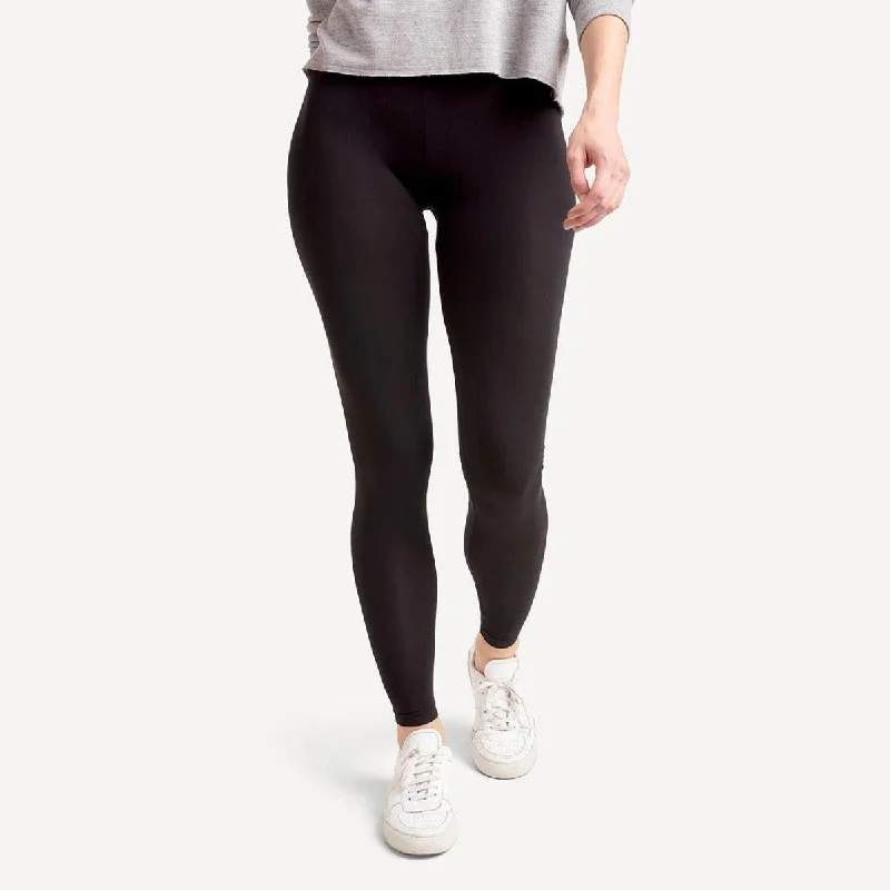 Essential Legging (Black) Trendy Colorblock Print Leggings