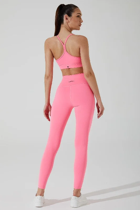 Jo Maline 7/8 Legging - Cotton Candy Fashionable Fitted Workout Leggings