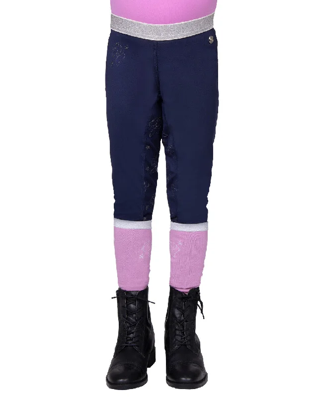 Legging d'équitation Gwenn Junior full grip Comfortable Power Mesh Leggings