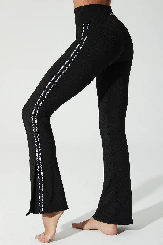 Olaben Ylang Legging - Black Comfortable Ribbed Waistband Leggings