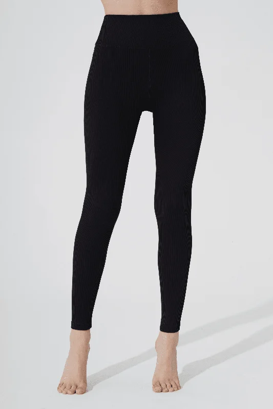 Querida High Waist R Legging - Noir Stylish Printed Sport Leggings