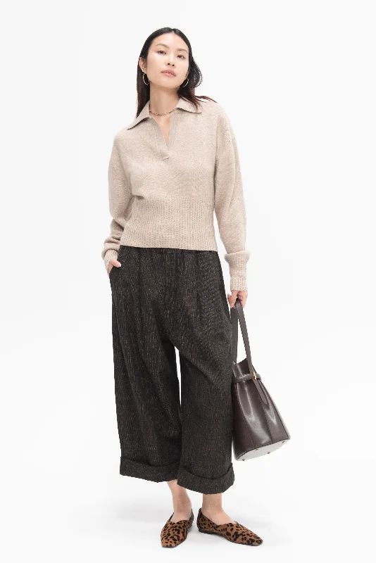 Jeanne Sweater, Oatmeal Stylish Fashionable Trendy