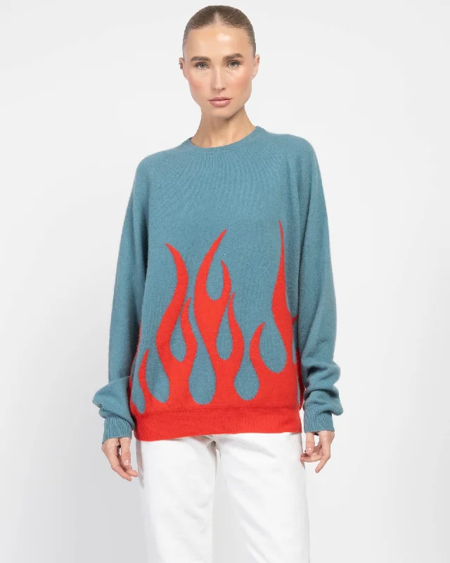 FB X Sylvie Fleury Round Neck sweater Layered Multi-layer Single Layer