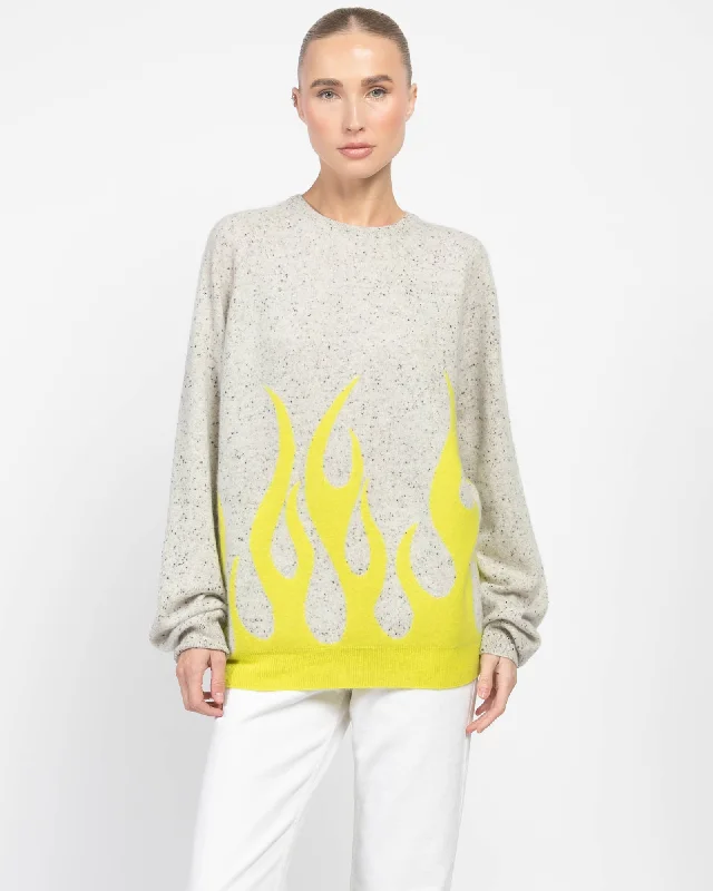 FB X Sylvie Fleury Round Neck sweater Bright Pastel Dark