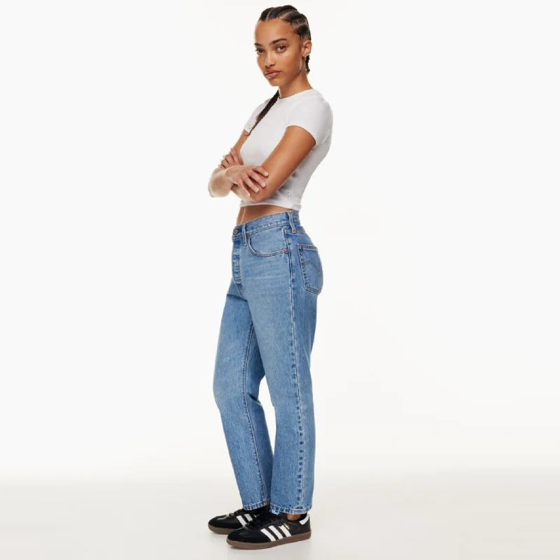 501 Crop Jeans (Must Be Mine) Elegant Bootcut Fit Jeans