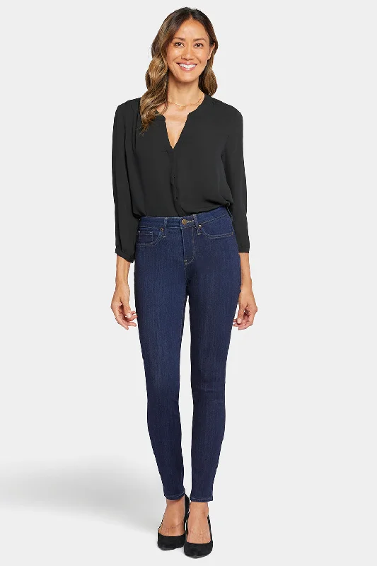 Ami Skinny Jeans - Mabel Stylish Shredded Denim Jeans