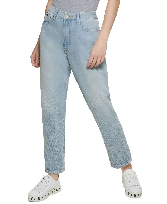 DKNY Jeans Broome High Rise Vintage Jeans Chic Rip-Detail High-Waist Jeans