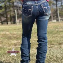 Grace in LA Jeans ~ Bull Head Chic Double Waistband Jeans