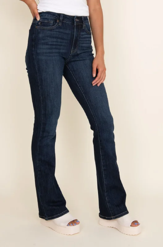 KanCan Ami High Rise Slim Bootcut Jeans for Women | KC70005D Comfortable Dark Wash Jeans