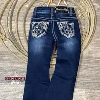 Rodeo Girl by Liz Jeans ~ Horse Trendy Wide-Leg High-Waist Denim