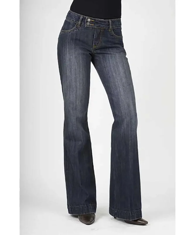 Stetson 214 City Stretch Trouser- Women's Jeans Trendy Patchwork Denim Jeans