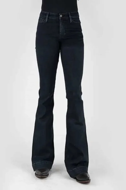 Stetson 921 High Waist Flare Fit - Women's Jeans Trendy Bootcut High-Waisted Jeans