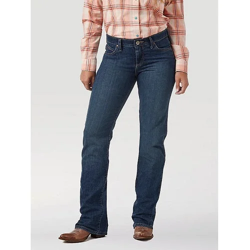 Wrangler Women's Ultimate Riding Q-Baby Jeans - Tuff Buck Chic Ripped Jeans